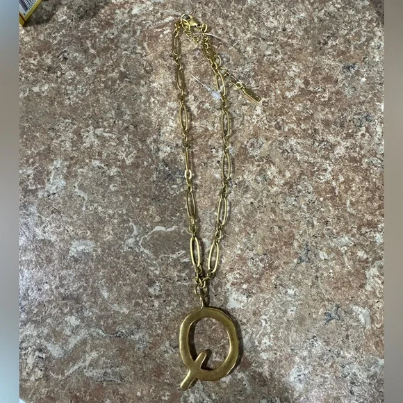 Pearl Initial NecklaceSequin
